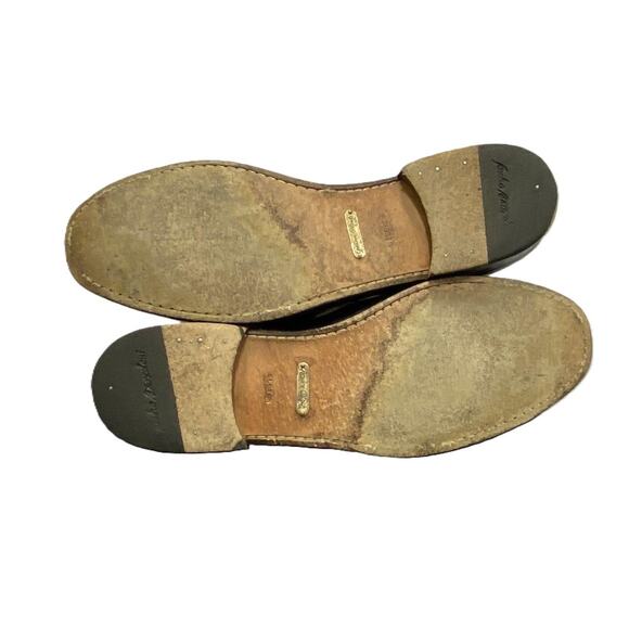 Sandro Moscoloni La Paz Ostrich Leather Handcrafted Loafers - Picture 5 of 6